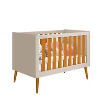Berco Noah Retro Areia Fosco com Savana - MoveisAqui Berco Noah Retro Areia Fosco com Savana - MoveisAqui