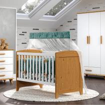 Berço Padrão Americano Candy Serpil Baby Branco/Imbuia