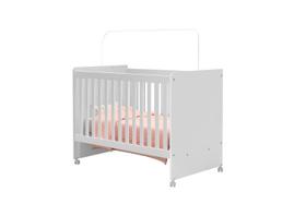 Berço Padrão Americano Com Suporte Mosquiteiro E Rodízios Catatau