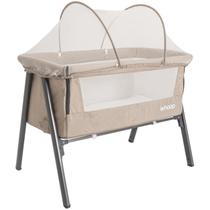 Berço para Bebe Co-leito Lado a Lado Kiddo Lazy Capuccino