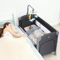 Berço para Bebê Ktaxon 3 em 1 com Altura Ajustável e Rodas Berço para Bebê Ktaxon 3 em 1 com Altura Ajustável e Rodas