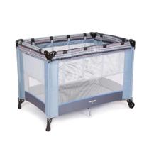 Berço Para Bebê Portátil Cercado Fit Até 15kg Azul Geo Voyage