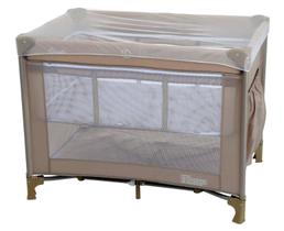 Berço para Bebê Sonata Com Mosquiteiro Burigotto Bege