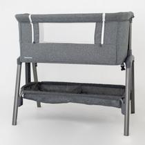 Berço Para Bebes Galzerano Co Leito Multifuncional Colin Premium até 9kgs Com Mosquiteiro Cinza