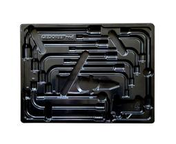 Berço para chaves biela, alicate e chaves torx