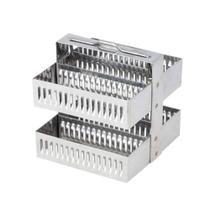 Berço para Cuba de Coloração para 30 Lâminas em Aço Inox (FIRSTLAB)