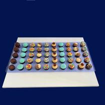 Berço para Entregar 50 Docinhos Trufas Retornável Acetato 782
