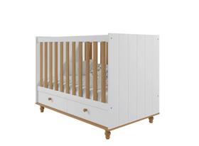Berço Permobili Candy Retro Americano com gavetas MDF