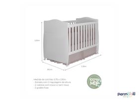 Berço Permobili Conforto Americano mini cama MDF