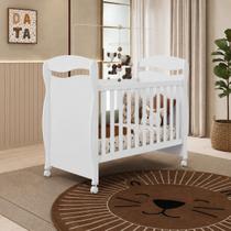Berço Peroba Junior Americano Branco Vira Mini Cama Infantil Berço Peroba Junior Americano Branco Vira Mini Cama Infantil