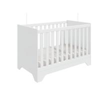 Berço Peroba Popy Retrô Americano Branco Mini Cama Infantil