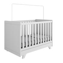Berço Peroba Retrô Americano Branco Vira Mini Cama Infantil Berço Peroba Retrô Americano Branco Vira Mini Cama Infantil