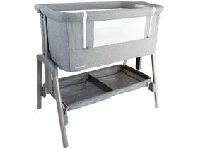 Berço Portátil com Colchão Galzerano Colin com Regulagem de Altura até 9kg Cinza Berço Portátil com Colchão Galzerano Colin com Regulagem de Altura até 9kg Cinza