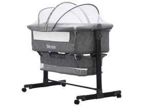 Berço Portátil Desmontável Baby Style Co-Sleeper até 9kg Cinza