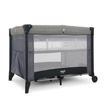 Berço Portátil Hello - Cinza Risca