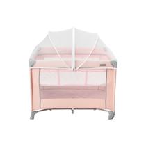 Berço Portátil Infantil Cercado 0-15kg Lazy MaxiBaby - Rosa