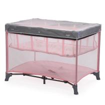 Berço Portátil Infantil Com Mosquiteiro Rosa Cosco Kids