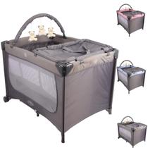 Berço Portátil Joly Baby Style 2 Níveis de Altura Compacto Chiqueirinho Com Trocador