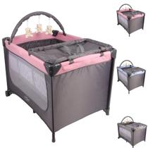Berço Portátil Joly Baby Style 2 Níveis de Altura Compacto Chiqueirinho Com Trocador Berço Portátil Joly Baby Style 2 Níveis de Altura Compacto Chiqueirinho Com Trocador