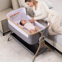 Berço Portátil Larex Ajustável para Cama Cinza Escuro Berço Portátil Larex Ajustável para Cama Cinza Escuro