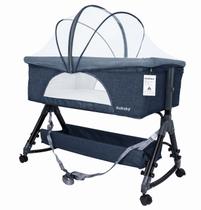 Berço Portátil Moises Co-bed Até 15kg C/ Balanço Mosquiteiro e Cesto Luna Azul - KaBaby Berço Portátil Moises Co-bed Até 15kg C/ Balanço Mosquiteiro e Cesto Luna Azul - KaBaby
