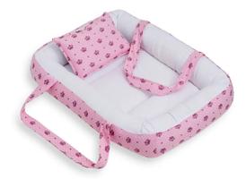 Berço Portátil Ninho Redutor Bebê MENINA COROA ROSA