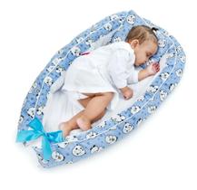 Berço Portátil Ninho Redutor Bebê OVELHA AZUL MENINO Berço Portátil Ninho Redutor Bebê OVELHA AZUL MENINO