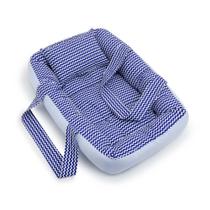 Berço Portátil Ninho Redutor Bebê ZIG ZAG AZUL