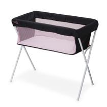 Berço Portátil para Bebê Co-Leito 9kg Snuggle Rosa Maxi Baby