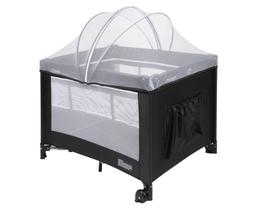 Berço Portátil Preto Burigotto Serenata Com Mosquiteiro e Bolsa de Transporte até 15kg