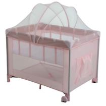 Berço Portátil Serenata Pink até 15kg - Burigotto