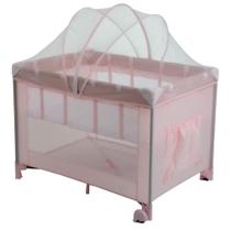 Berço Portátil Serenata Pink Até 15Kg - Burigotto