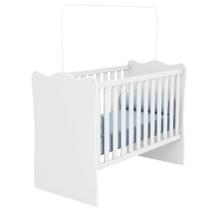 Berço Quarto Infantil Doce Sonho 1 Branco Qmovi