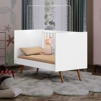 Berço Que Vira Mini Cama Branco Sonho Shop Jm Baby