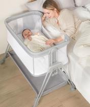 Berço Sidecar AmourLight com Rodas e Armazenamento