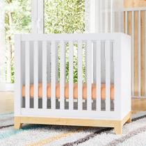 Berço Tamanho Pequeno Estilo Retrô Com Colchão Cor Branco E Kit De Tranformação Para Cama