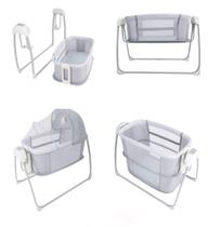 Berço Techno Infantil Bluetooth Balanço Automático Com Timer E Música Mastela - até 13 Kg