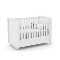 Berço Tutto Laqueado 61734 Branco Soft Matic Quarto Infantil