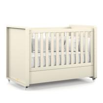 Berço Tutto New Americano 100% MDF Cor Off White - Matic Móveis