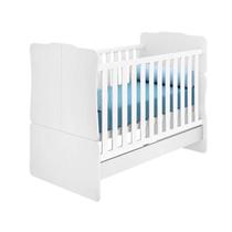 Berço Vira Mini Cama Sonho Encantado Branco - Qmovi