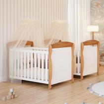 Berços Americano Gêmeos Marquesa 3 Em 1 Mini Cama 100% MDF Berços Americano Gêmeos Marquesa 3 Em 1 Mini Cama 100% MDF