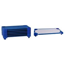 Berços de creche Sprogs Heavy Duty Childrens Standard 52L azuis x6 Berços de creche Sprogs Heavy Duty Childrens Standard 52L azuis x6