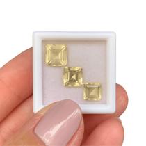 Berilo Amarelo Asscher SET 4,37ct