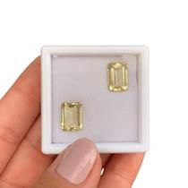 Berilo Amarelo Baguete Par 6,49ct