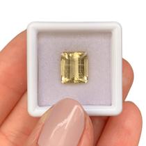 Berilo Amarelo Baguete Retangular 3,59ct Berilo Amarelo Baguete Retangular 3,59ct