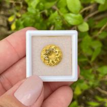 Berilo Amarelo Brilhante ø12mm 6,09ct