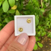 Berilo Amarelo Brilhante ø6mm Par 1,60ct