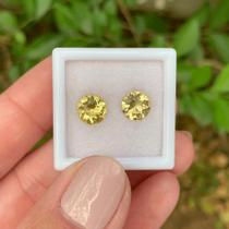 Berilo Amarelo Brilhante ø7mm Par 2,09ct