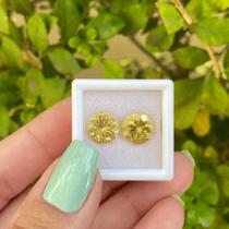 Berilo Amarelo Brilhante ø9mm Par 5,12ct