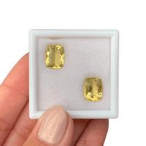 Berilo Amarelo Cushion Par 7,14ct